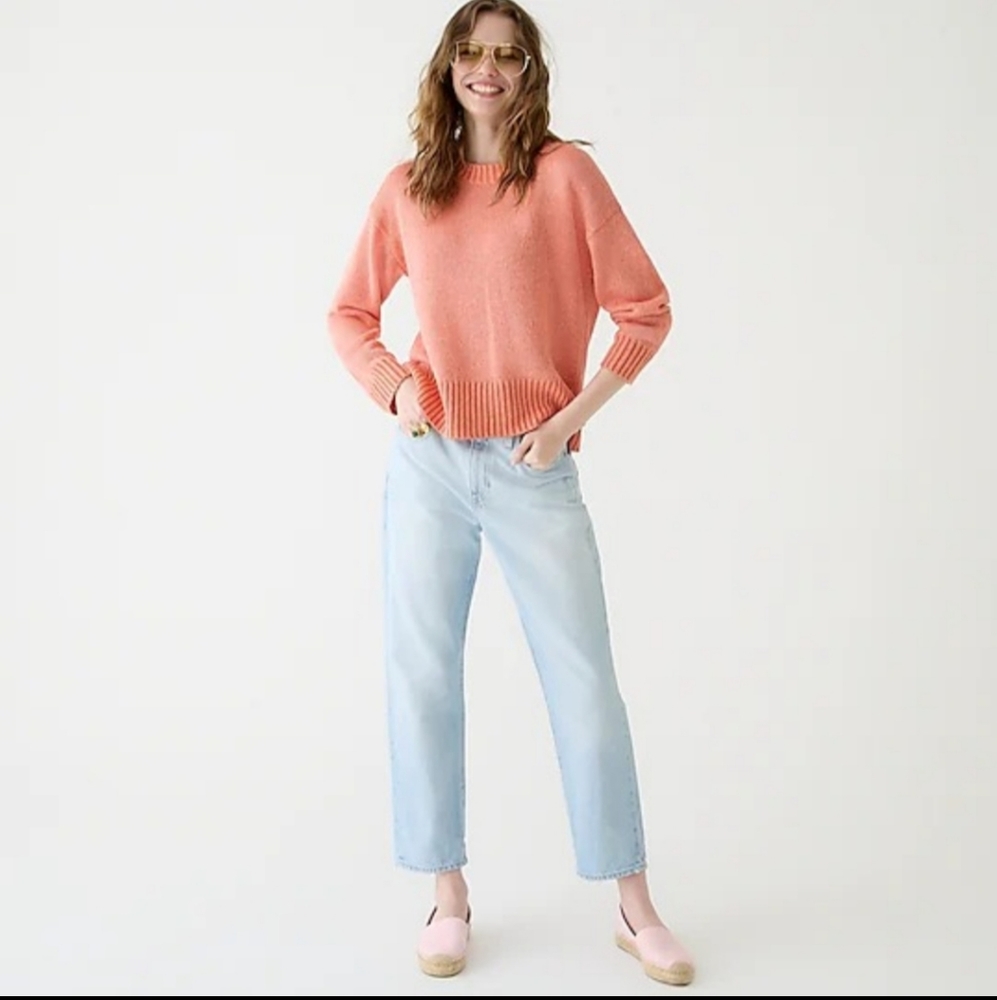 J.Crew Slouchy Boyfriend Jeans in Waterside Wash 28/28 SM BNWT RETIRED! $148